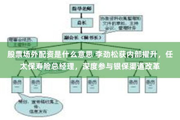 股票场外配资是什么意思 李劲松获内部擢升，任太保寿险总经理，深度参与银保渠道改革