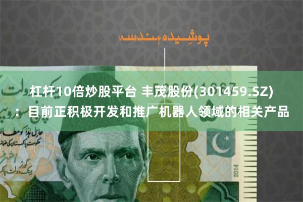 杠杆10倍炒股平台 丰茂股份(301459.SZ)：目前正积极开发和推广机器人领域的相关产品