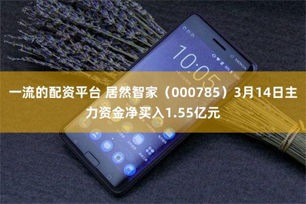 一流的配资平台 居然智家（000785）3月14日主力资金净买入1.55亿元